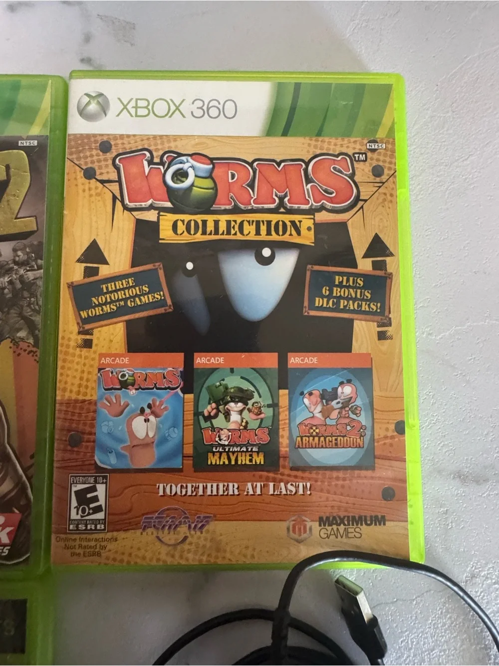 One Game Bundle with Purple Wireless Controller - Multiple Titles Included